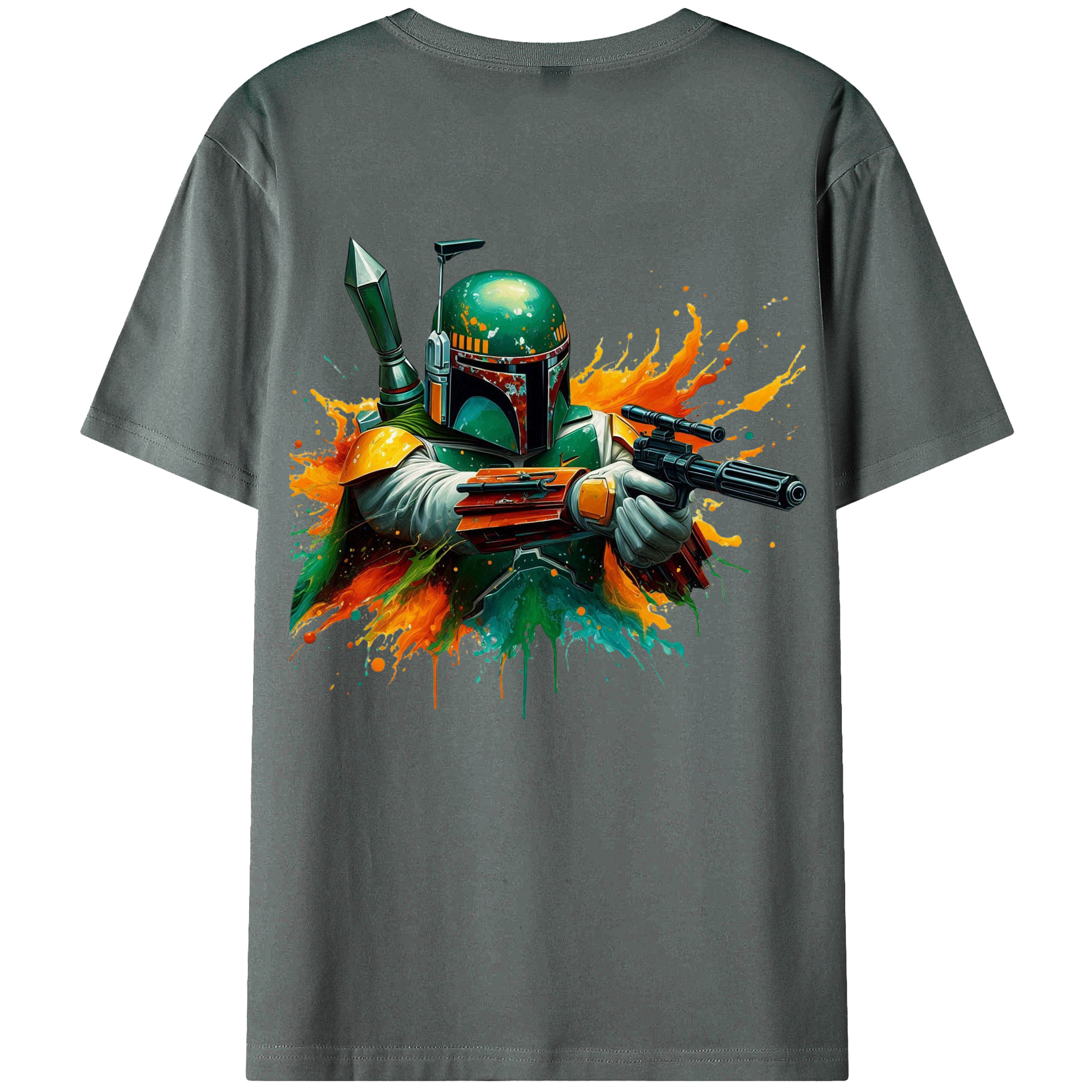 （画像用） スター・ウォーズ Star Wars 綿100％ メンズ半袖Tシャツ（バックプリント） 通気性